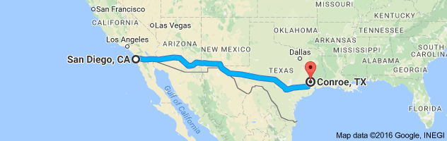 map-san-diego-to-conroe